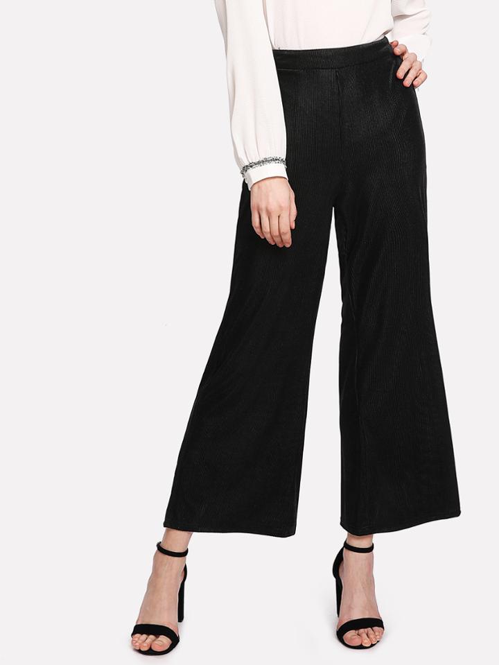 Shein Velvet Wide Leg Pants