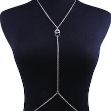 Shein Link Ring Detail Body Chain