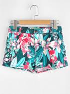 Shein Floral Loose Casual Shorts