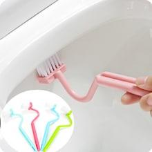 Shein Random Color Cleaning Brush With Curved Handle 1pc