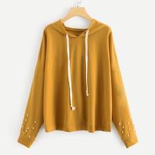 Shein Plus Pearl Detail Hoodie