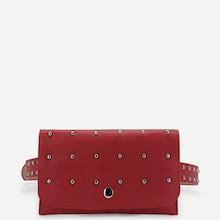 Shein Metal Design Flap Bum Bag