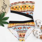 Shein Plus Cut-out Bandeau Swimsuit