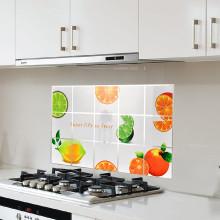 Shein Orange Pattern Oil Proof Sticker
