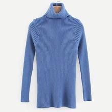 Shein High Neck Fitted Solid Jumper