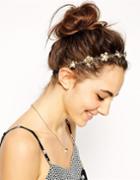Shein Beautiful Pearl Flower Shape Hair Band