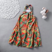 Shein Girls Tropical Print Cami Dress