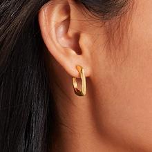 Shein Open Square Hoop Earrings