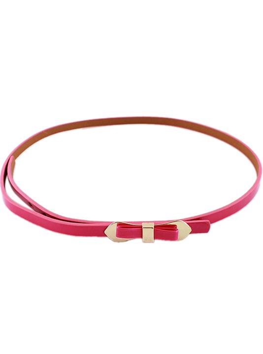Shein Neon Red Bow Belt