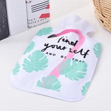 Shein Tropical & Flamingo Print Hot-water Bag
