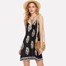 Shein Tribal Print Cami Dress