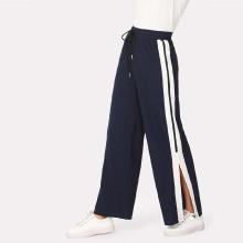 Shein Striped Split Side Wide Leg Pants