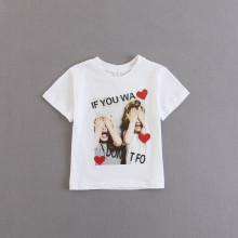 Shein Girls Print Tee
