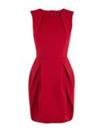 Shein Red Round Neck Sleeveless Bodycon Dress