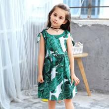 Shein Girls Tropical Print Dress