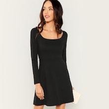 Shein Scoop Neck Swing Dress