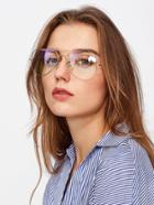 Shein Top Bar Aviator Glasses