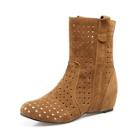 Shein Star Detail Laser Cut Boots