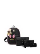Shein Combination Bag With Bear Charm 4pcs