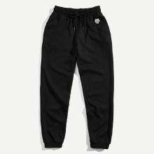 Shein Men Animal Patch Drawstring Sweatpants