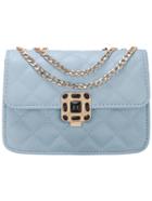 Shein Blue Diamondback Pu Chain Bag