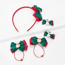 Shein Christmas Girls Random Hair Accessory Set 5pcs
