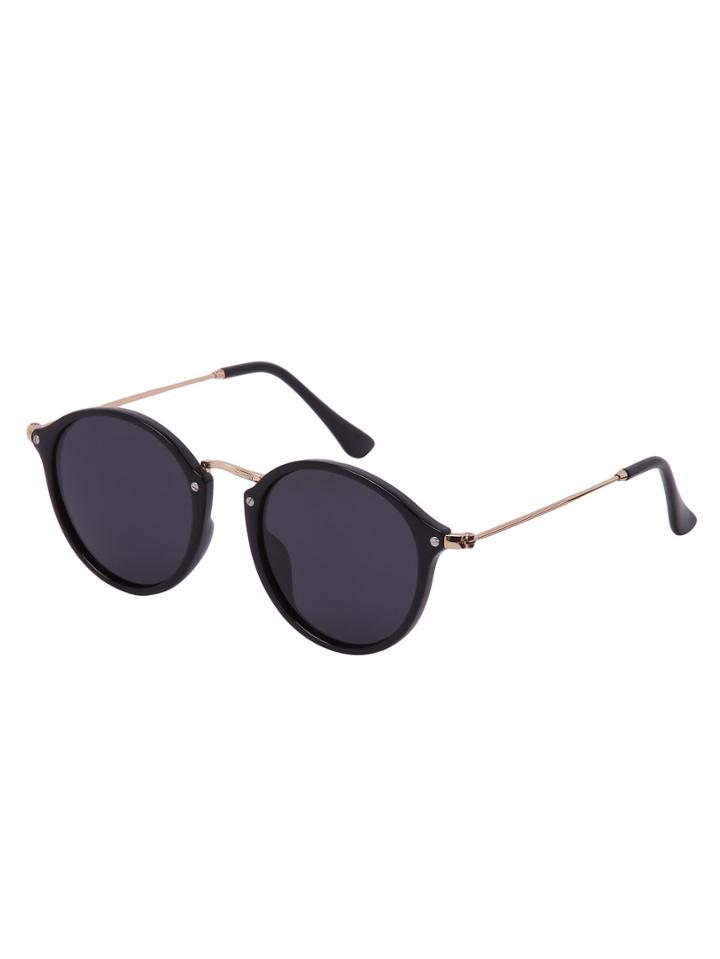 Shein Black Lenses Round Frame Sunglasses
