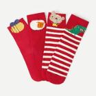 Shein Christmas Kids Animal Pattern Socks 4pairs