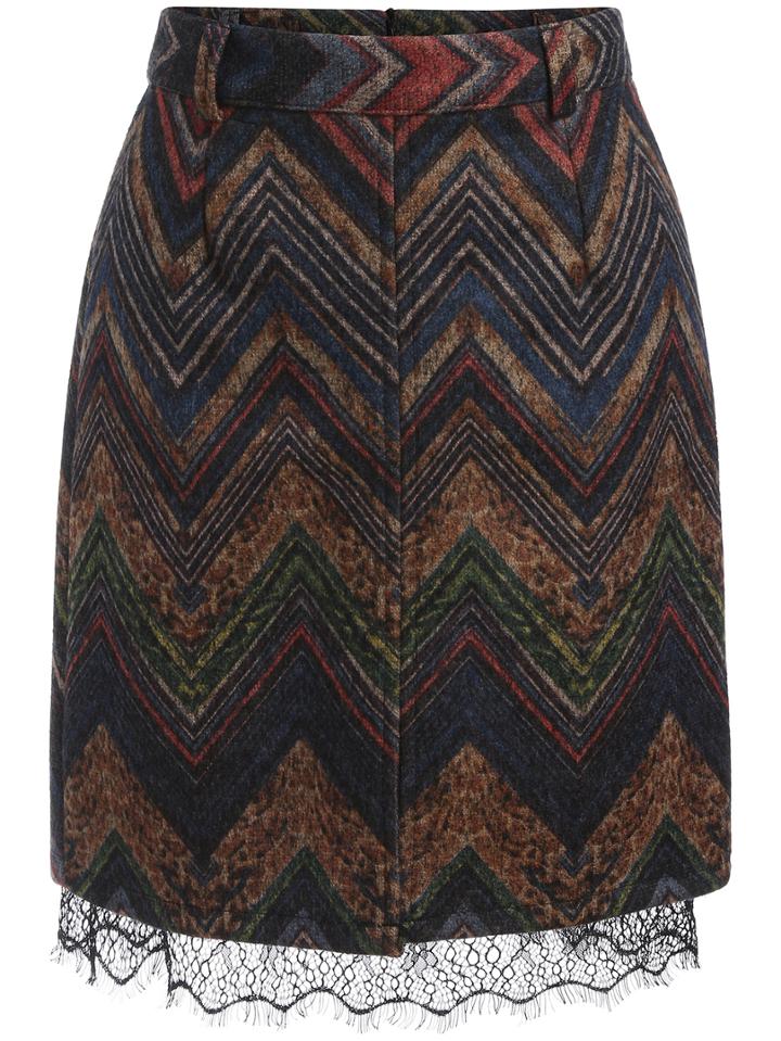 Shein Colour Slim Striped Skirt