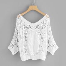 Shein V Neckline Cut Out Top