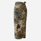 Shein Foliage Print Overlap Skirt