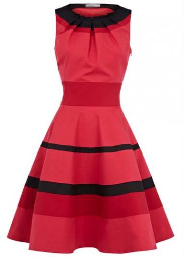 Rosewe Enchanting Round Neck Sleeveless Woman A Line Dress