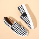 Shein Plaid Print Low Top Sneakers