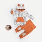 Shein Toddler Boys Cartoon Print Hooded Top With Pants