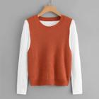 Shein Two Tone 2 In 1 Sweater