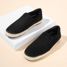Shein Round Toe Suede Flats
