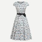 Shein Butterfly Print Knot Front Dress