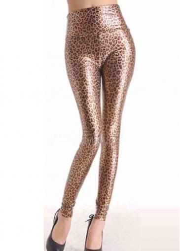 Rosewe European Style Leopard Print High Waist Leggings