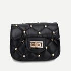 Shein Kids Studded Decor Quilted Chain Bag