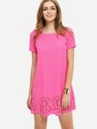 Shein Laser Cut Out Shift Dress