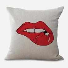 Shein Lip Print Pillowcase 1pc