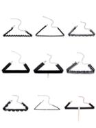 Shein Black Multi Design Choker Necklace Set 9pcs