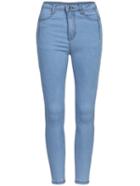 Shein Blue Skinny Pockets Denim Pant