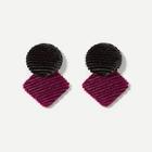 Shein Round & Square Design Drop Earrings