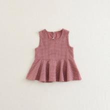 Shein Girls Pep Hem Spot Blouse