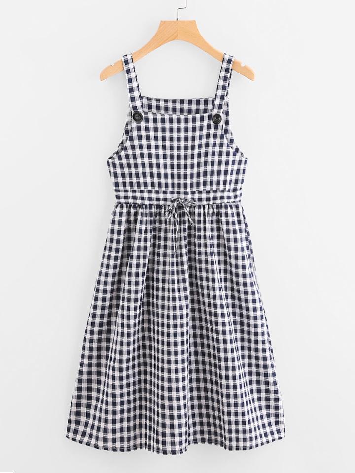 Shein Gingham Slip Dress