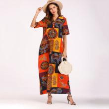 Shein Color Block Graphic Print Shirt Dress