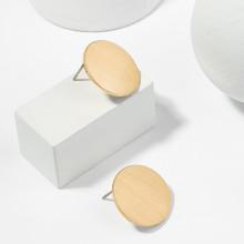 Shein Flat Disc Stud Earrings