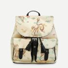 Shein Dragon Pattern Backpack With Tassel