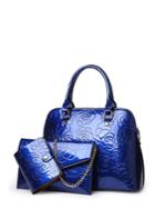 Shein Floral Embossed Combination Bag 3pcs